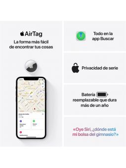 Apple AirTag Pack 4 Blanco