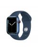 Apple Watch S7 GPS + Cellular 41mm Aluminio Azul con Correa Deportiva Azul Abismo