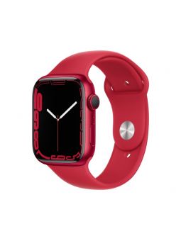 Apple Watch S7 GPS 45mm Aluminio Rojo con Correa Deportiva Roja