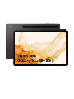 Samsung Galaxy Tab S8+ 5G 256GB Gris