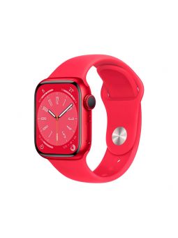 Apple Watch S8 GPS 41mm aluminio (PRODUCT)RED y correa deportiva (PRODUCT)RED