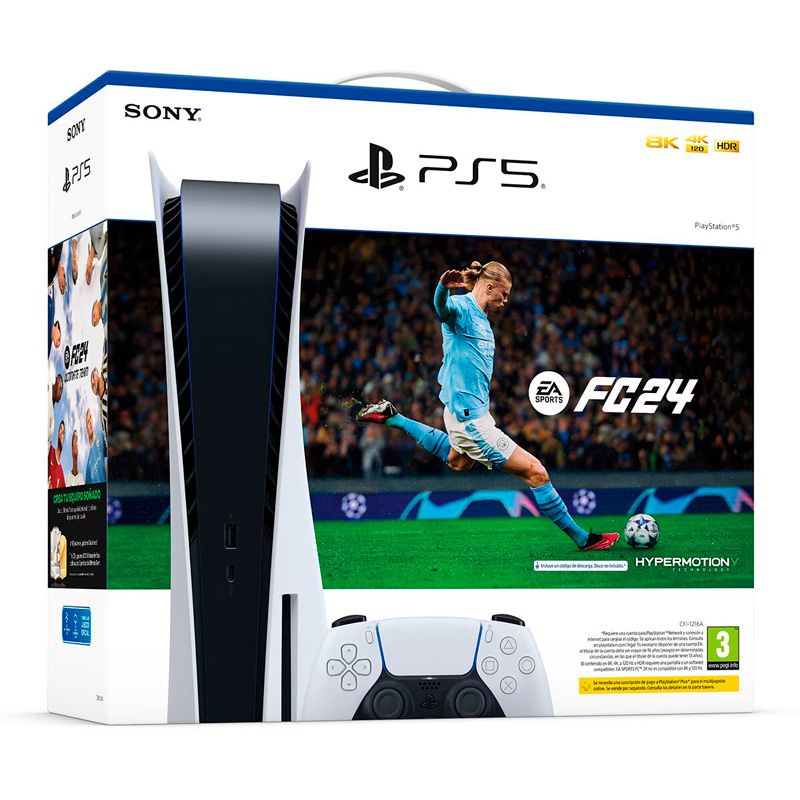 Consola PlayStation 5 + Juego EA Sports FC24