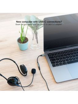 Conversor USB Tipo-C Macho - Jack 3.5 Hembra