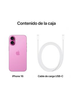 Apple iPhone 16 128GB Rosa móvil libre
