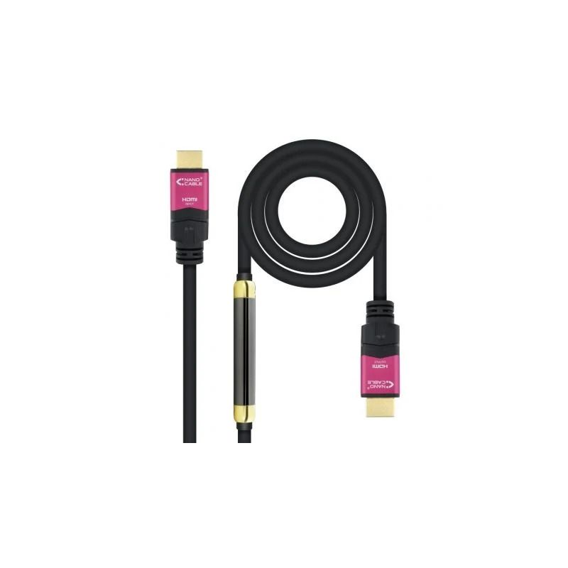 Cable HDMI V2.0 4K Macho - HDMI Macho 30m / Negro Nanocable