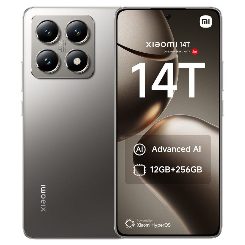Xiaomi 14T 12GB + 256GB Gris Titanio Libre