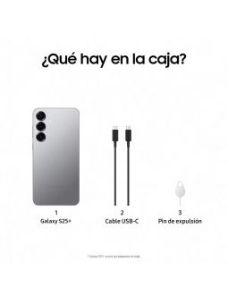 Samsung Galaxy S25+ 12GB + 512GB Gris móvil libre