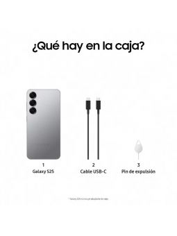 Samsung Galaxy S25 12GB + 256GB Gris móvil libre