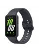 Pulsera de actividad Samsung Galaxy Fit3 Grafito vista frontal con pantalla AMOLED encendida