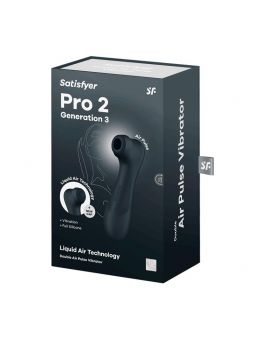 Satisfyer Pro 2 Generación 3 Liquid Air Technology Negro