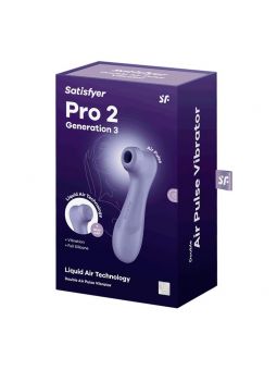 Satisfyer Pro 2 Generación 3 Liquid Air Technology Lila