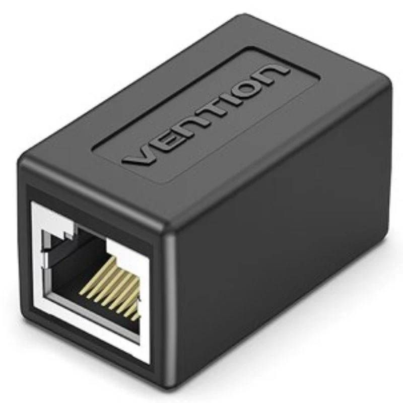Adaptador Conector RJ45 Vention IPVB0 Cat.6 RJ45 Hembra - RJ45 Hembra Negro