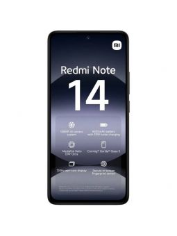 Xiaomi Redmi Note 14 4G 8GB-256GB Negro Medianoche Libre