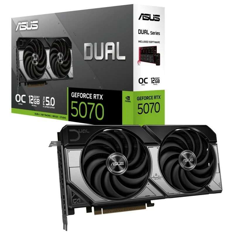 ASUS Dual GeForce RTX 5070 OC 12GB GDDR7