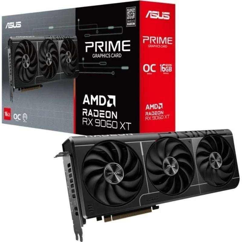 ASUS PRIME AMD Radeon RX 9060 XT OC 16GB GDDR6