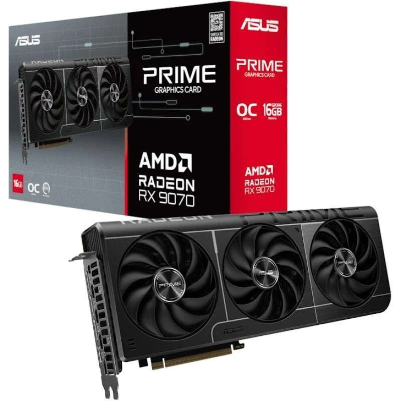 ASUS PRIME AMD Radeon RX 9070 OC 16GB GDDR6