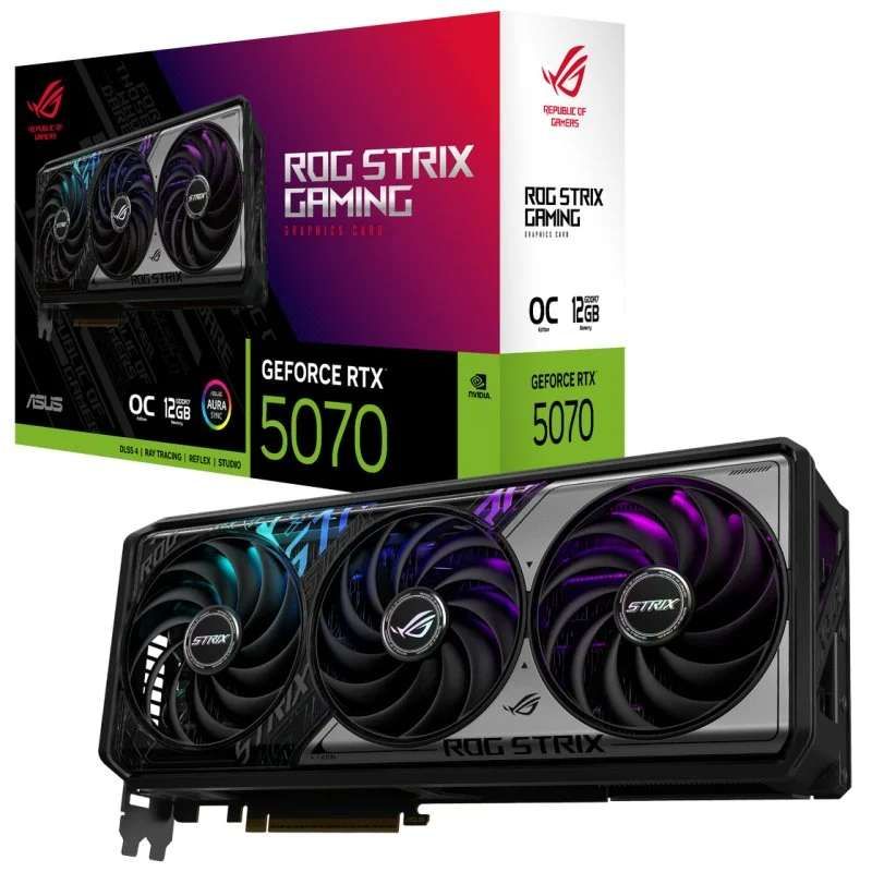 ASUS ROG STRIX GeForce RTX 5070 OC 12GB GDDR7