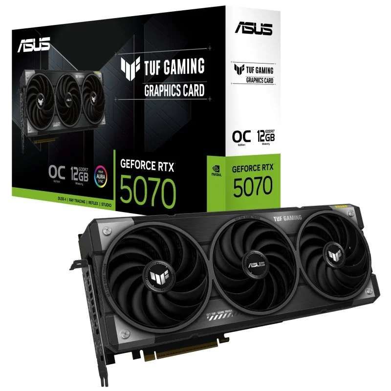 ASUS TUF Gaming GeForce RTX 5070 OC 12GB GDDR7