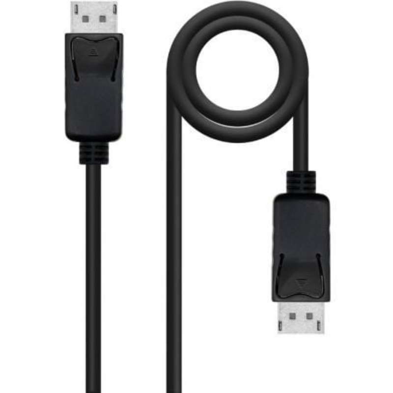 Cable DisplayPort Nanocable DisplayPort Macho - DisplayPort Macho/ 2m/ Negro