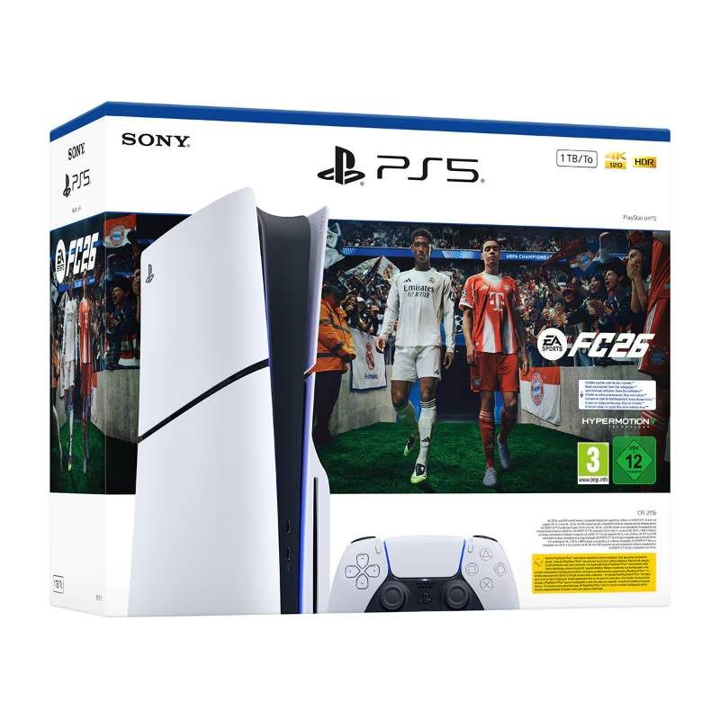 Sony PlayStation 5 Slim + EA FC 26 (Descargable)