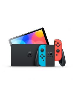 Nintendo Switch OLED Azul Neón - Rojo Neón
